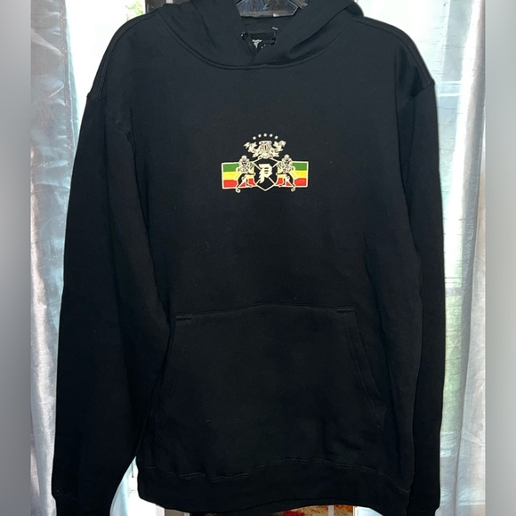Primitive Bob Marley Rasta Hoodie Collab Streetwear Black Top Medium Mens Gifts - Picture 3 of 6